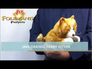 Orange Tabby Kitten Hand Puppet