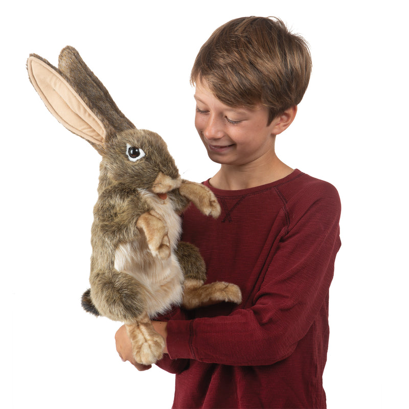 Jack Rabbit Hand Puppet, New!