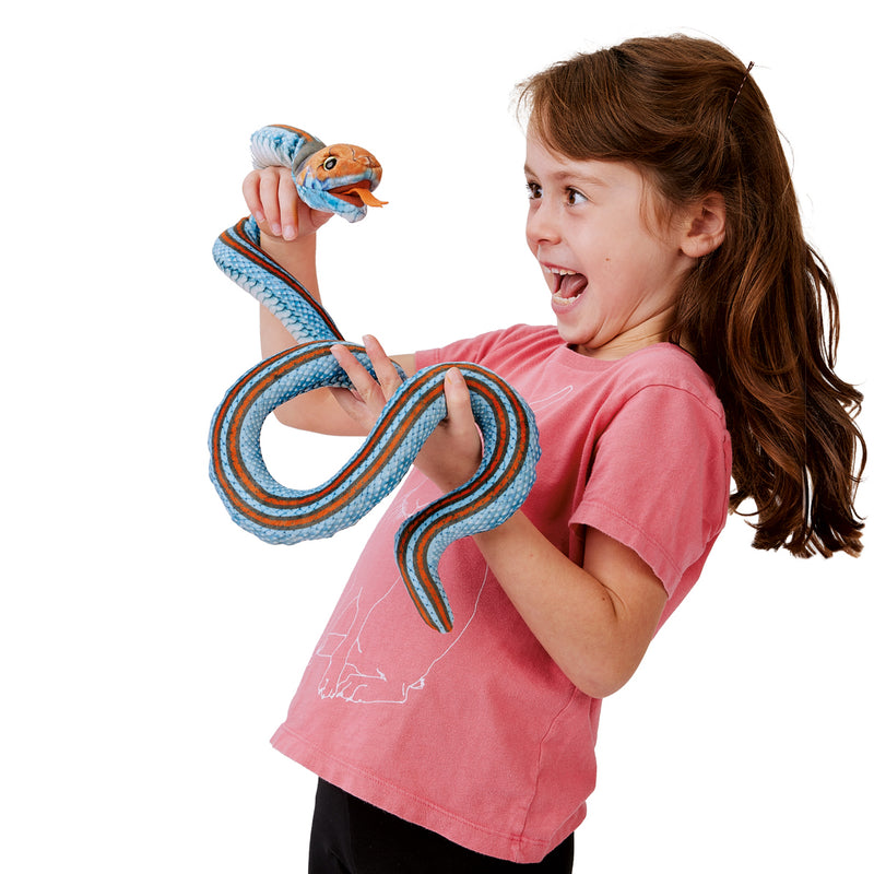 San Francisco Garter Snake Finger Puppet,  Endangered Since 1967