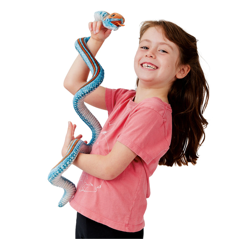 San Francisco Garter Snake Finger Puppet,  Endangered Since 1967