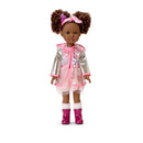 Zola,  14" Kindness Club Girl Doll, Dark Skin Tone, Brown Eyes, Black Hair!