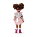 Zola,  14" Kindness Club Girl Doll, Dark Skin Tone, Brown Eyes, Black Hair!