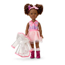 Zola,  14" Kindness Club Girl Doll, Dark Skin Tone, Brown Eyes, Black Hair!