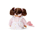 My Little Girl Polka Dot Pinafore, Medium Skin Tone, Brown Eyes, Brunette Hair!