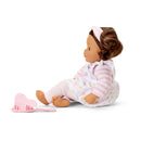 My Little Girl Polka Dot Pinafore, Medium Skin Tone, Brown Eyes, Brunette Hair!