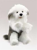 Dog, Puppy, Sheepdog Hand Puppet