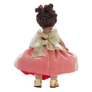 Golden Holiday Celebration, Dark Skin, Brown Eyes, Brunette!   In Stock!