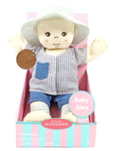 Baby Alex Light Skin Tone, Cloth Doll, Made with eco-friendly materials!