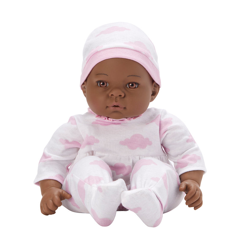 Newborn  Baby Pink Cloud, Dark Skin Tone, Brown Eyes!  In Stock!