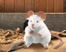 Mouse, White Hand Puppet