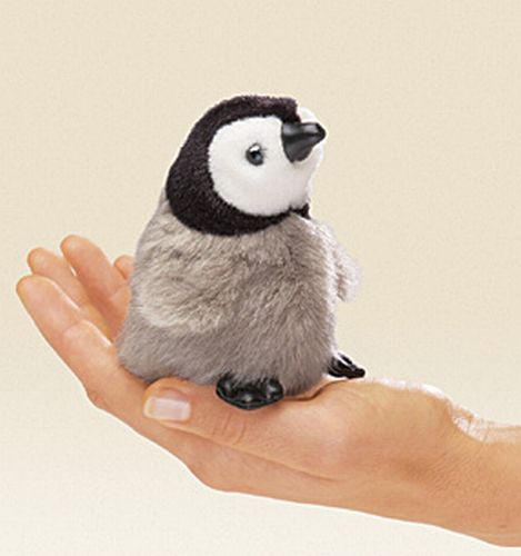 Mini Bird, Emperor Penguin Baby, Finger Puppet