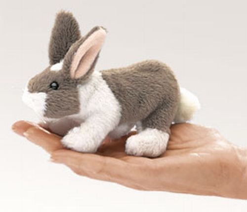 Mini Rabbit, Bunny Finger Puppet