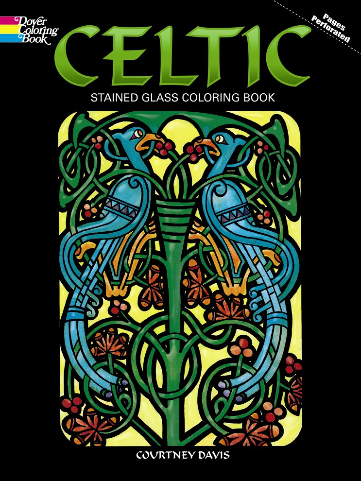 Coloring Book, Stained Glass, Celtic