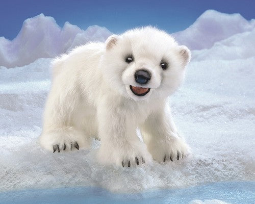 Bear, Polar Bear Cub Hand Puppet