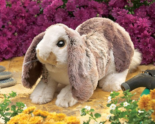 Rabbit, Baby Lop Eared, Hand Puppet