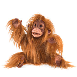 Monkey, Orangutan Baby Hand Puppet
