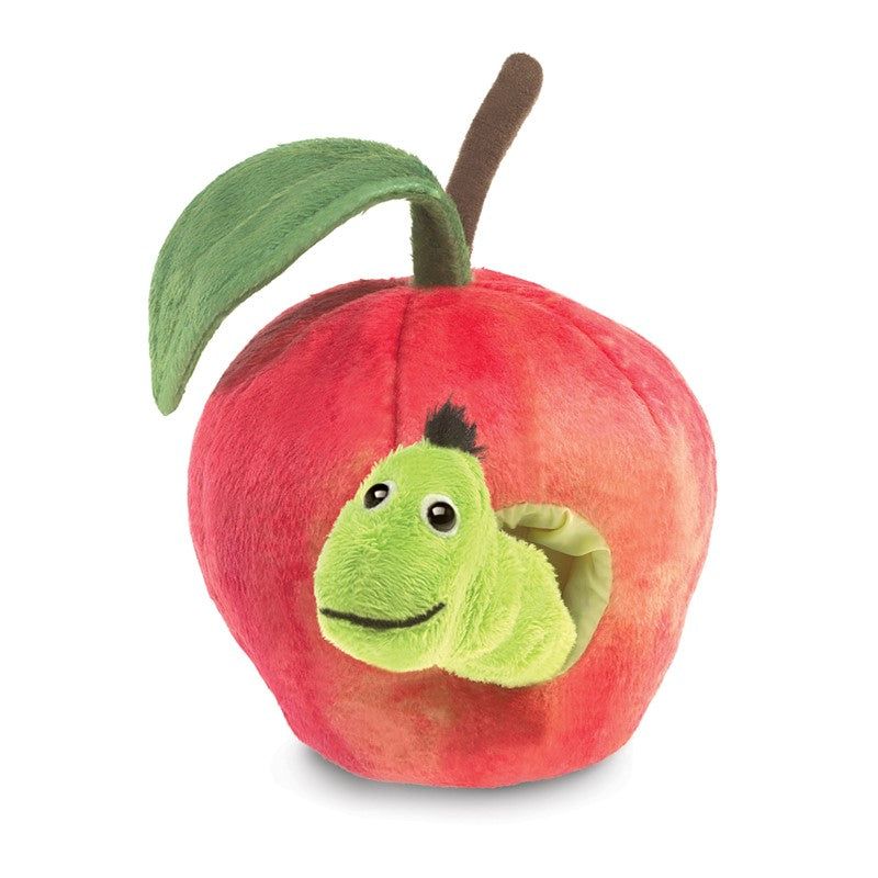Worm In Apple, Finger Puppet