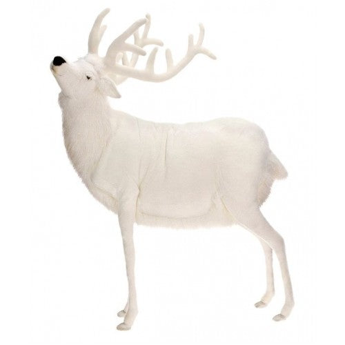 Deer, Reindeer, (Caribou) White Extra Large, Life Size, Ride On