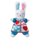 8" Plush White Rabbit Cloth