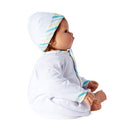 Munchkin, Light Skin Tone, Strawberry Blonde Hair, Blue Eyes!