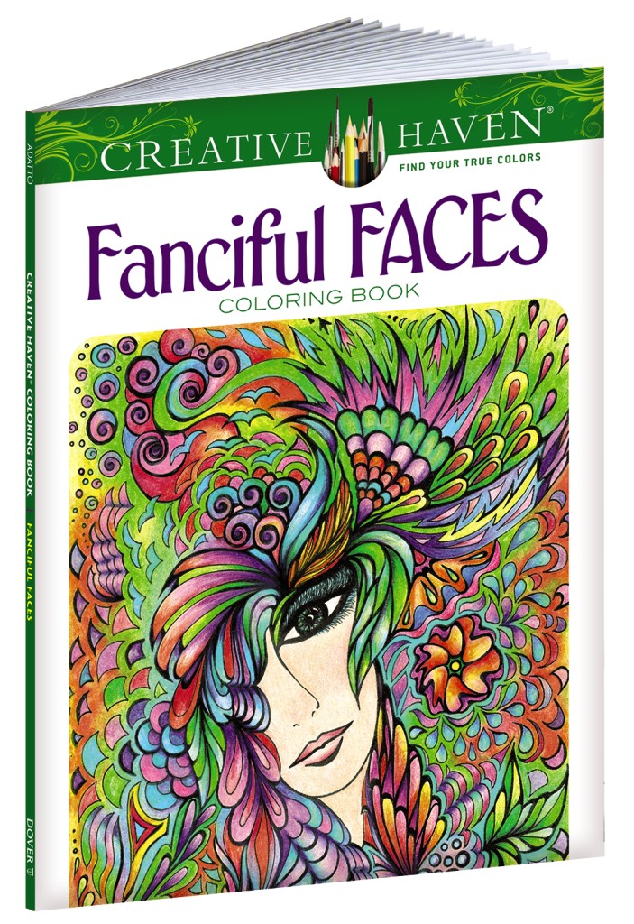 C.H. Fanciful Faces Coloring Book