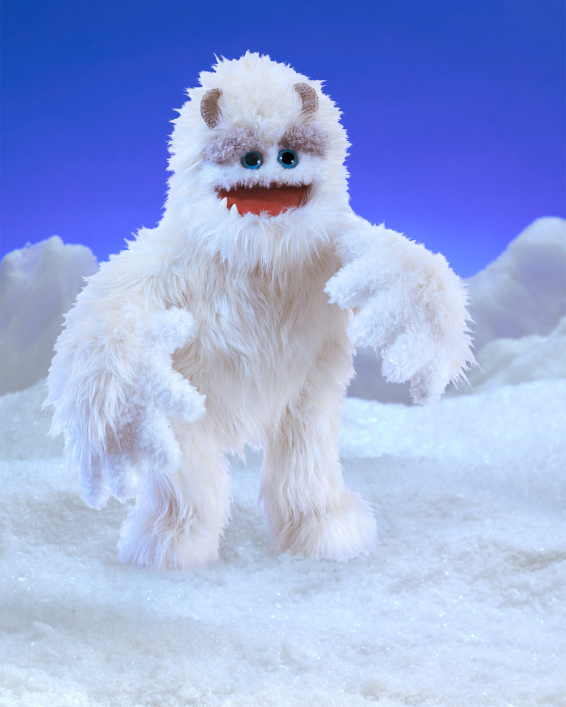 Yeti aka  Abominable Snowman Hand Puppet, In Stock!