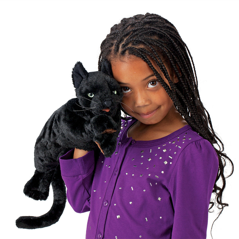 Black Cat  Hand Puppet