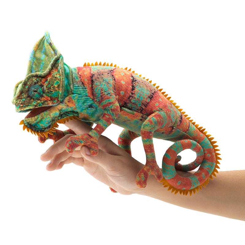 Small Chameleon Finger Puppet