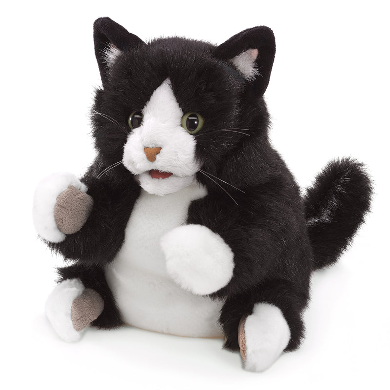 Tuxedo Kitten Hand Puppet