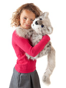 Snow Leopard Cub Hand Puppet, Endangered Animal