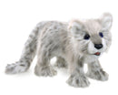 Snow Leopard Cub Hand Puppet, Endangered Animal