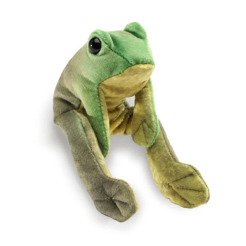 Mini Frog Sitting, Finger Puppet