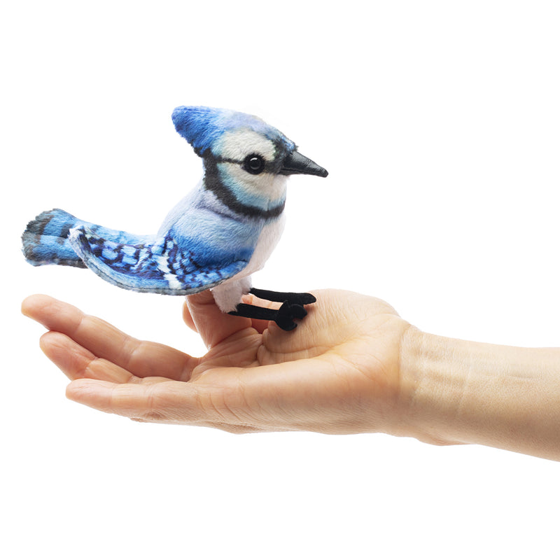 Mini Blue Jay Finger Puppet, Just Arrived In Stock!