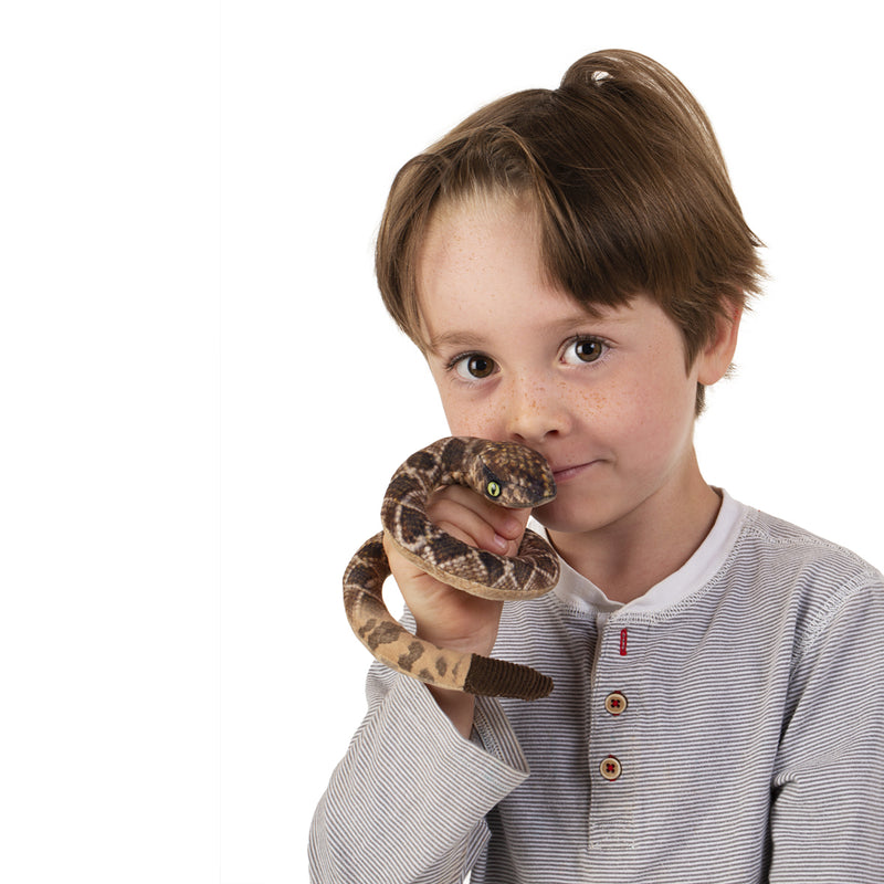 Mini Rattlesnake Finger Puppet, Expected to Ship Mid October!  Pre-Order!