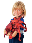 Red Octopus Hand Puppet