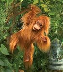 Baby Orangutan Hand Puppet, Endangered Animal
