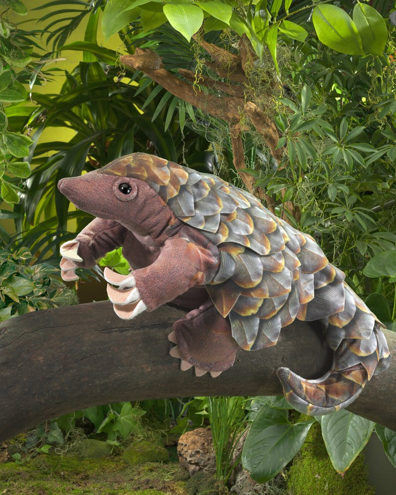 Pangolin Hand Puppet, Endangered Animal