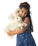 Angora Rabbit Hand Puppet