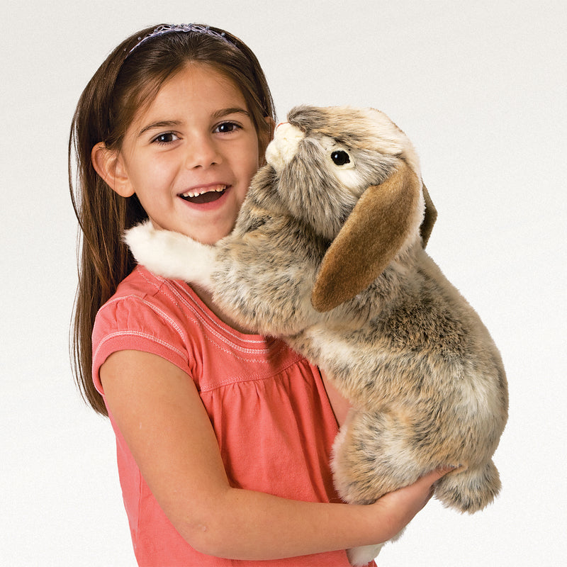 Holland Lop Eared Rabbit Hand Puppet, JUST ARRIVED!  ORDER NOW!