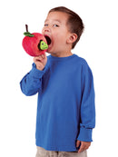 Worm In Apple  Finger Puppet